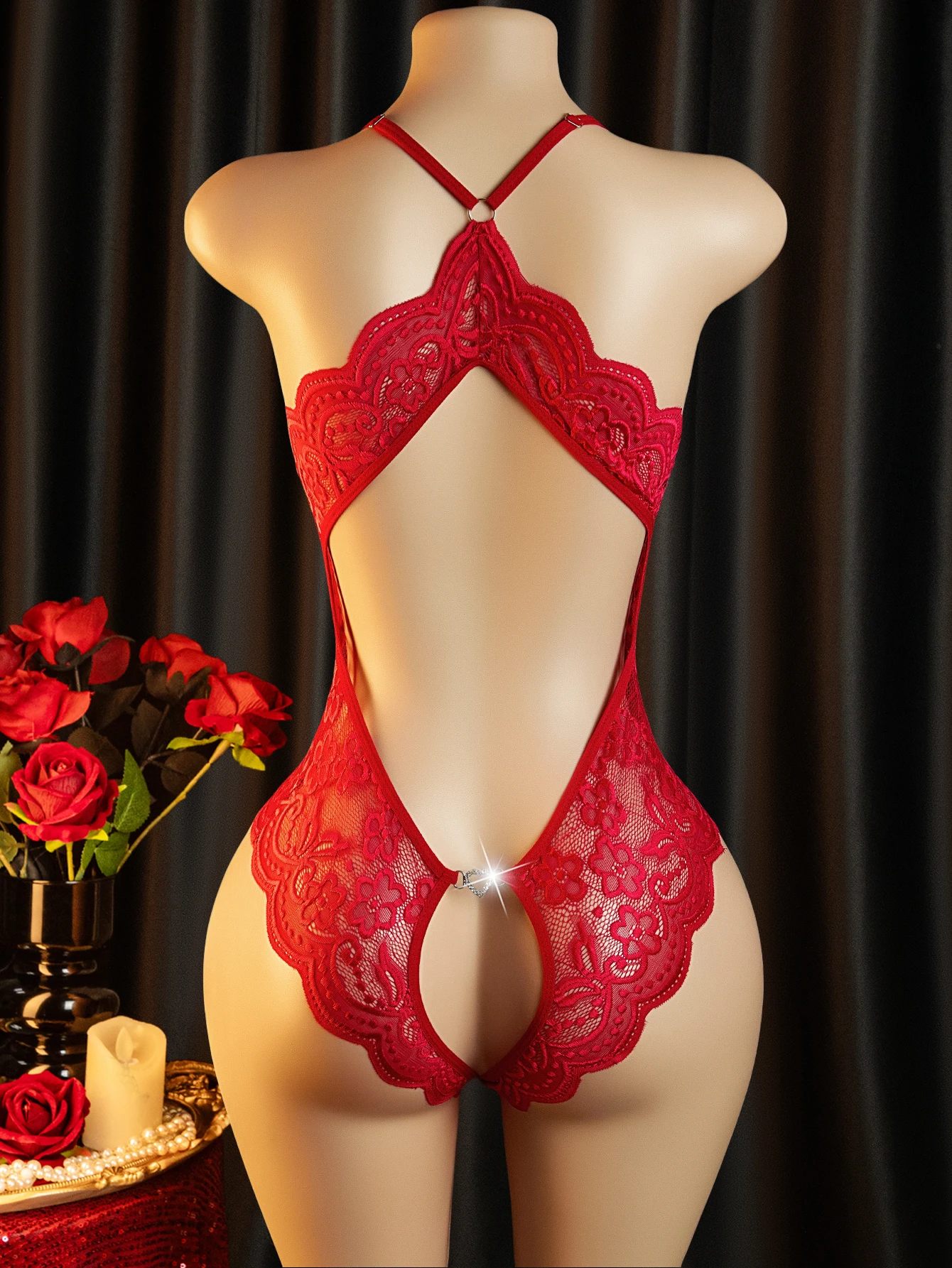 ملابس داخلية تيدي غريبة للنساء، بدلة داخلية مثيرة شبه شفافة ومفتوحة بين الرجلين، بذلة مثيرة بدون ظهر، ملابس داخلية ساخنة وملابس داخلية fo