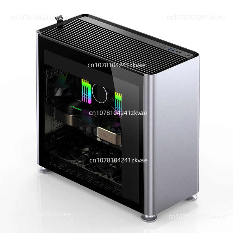 I400 All-aluminum ATX Case Supports 360 Water Cooling ITX Shell Chassis