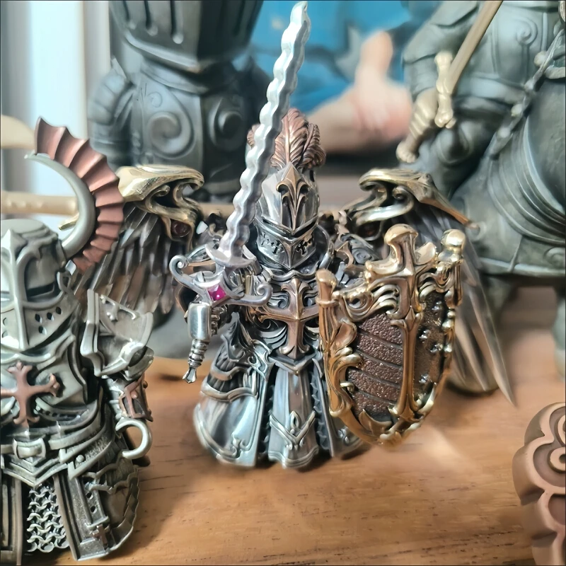 

In Stock Big Player Chinese Style Paladin Crusader Series Anime Figure Desktop Decoration Model Collection Toy Gifts