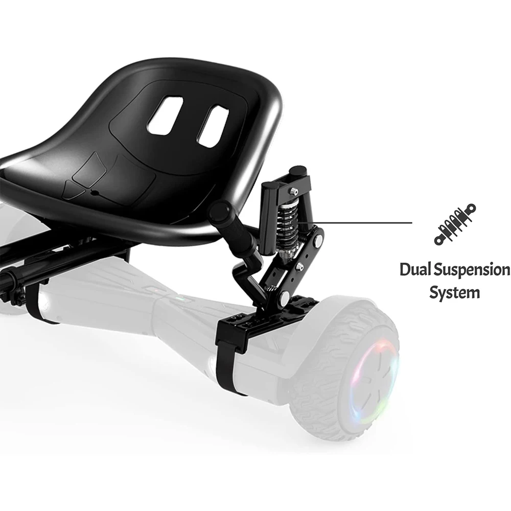 Universal Hoverboard Befestigung-Wandelt Hoverboard zu Sitzen Unten Elektrische Go-Kart mit Hinten Suspension für Off Road Reiten