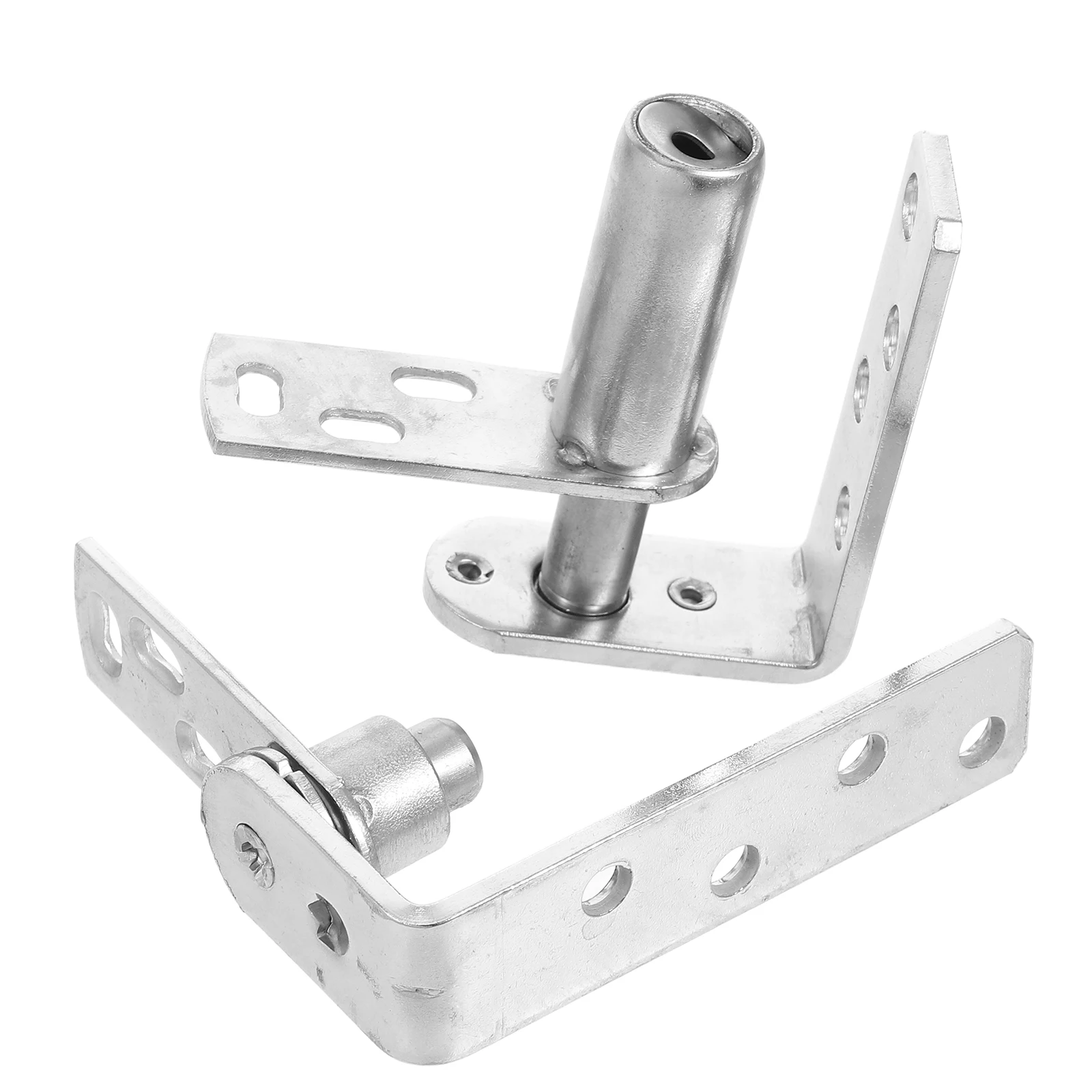 

1Set Stainless Steel Self Closing Automatic Rebound Door Pivot Hinges Double Swing Hinges Heavy Duty for Bar Cafe Doors