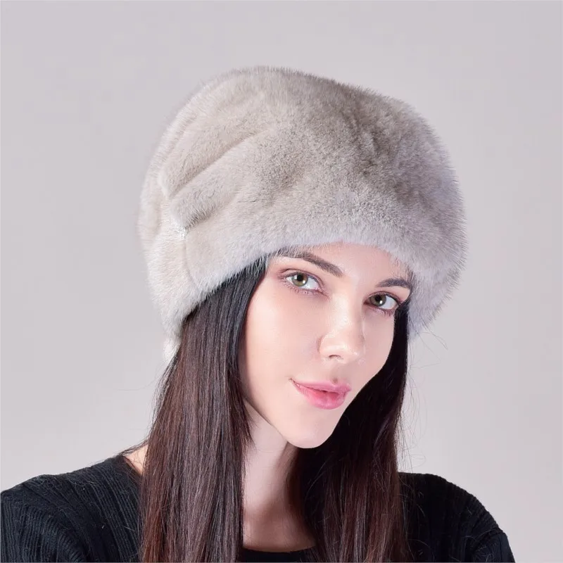 

Leather hats children's whole ear-protecting casual thick and warm fur pile