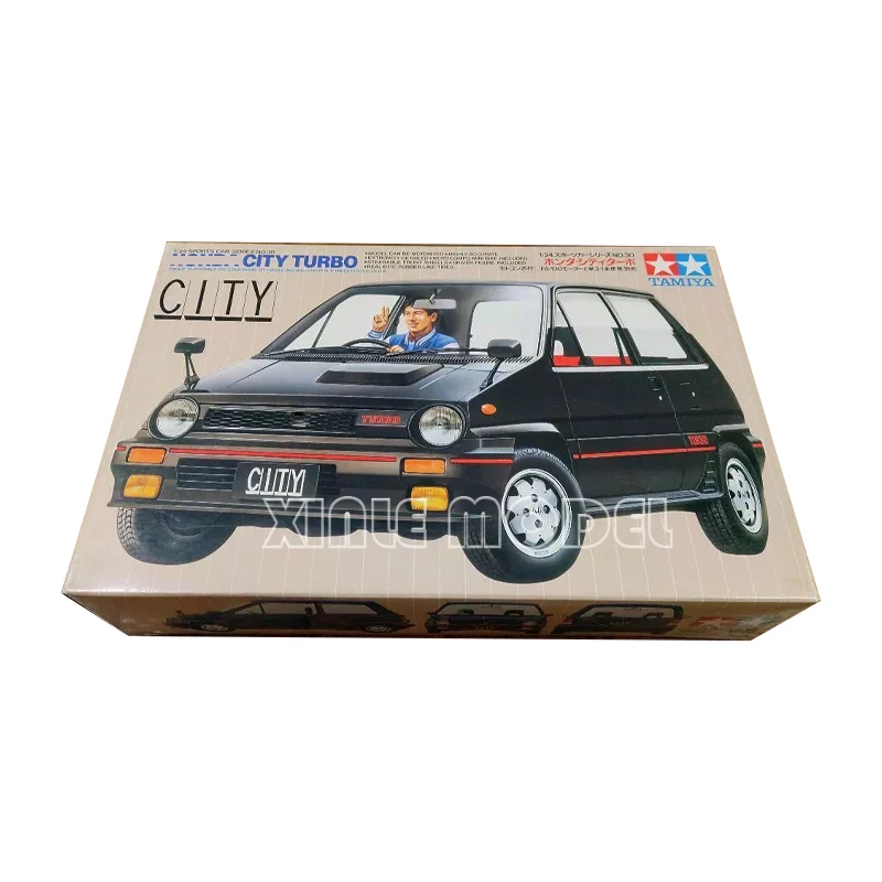

Комплект масштабной модели автомобиля TAMIYA 24369 City Sidi Turbo1982 с мотоциклом 1/24, коллекция игрушечных моделей в подарок