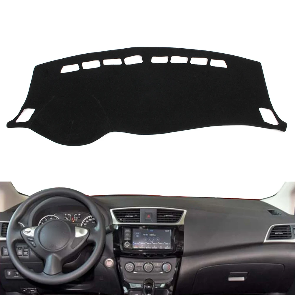 Car Dash Mat Dashboard Cover Dashmat For Nissan Sentra 2013 2014 2015 2016 2017 2018 LHD