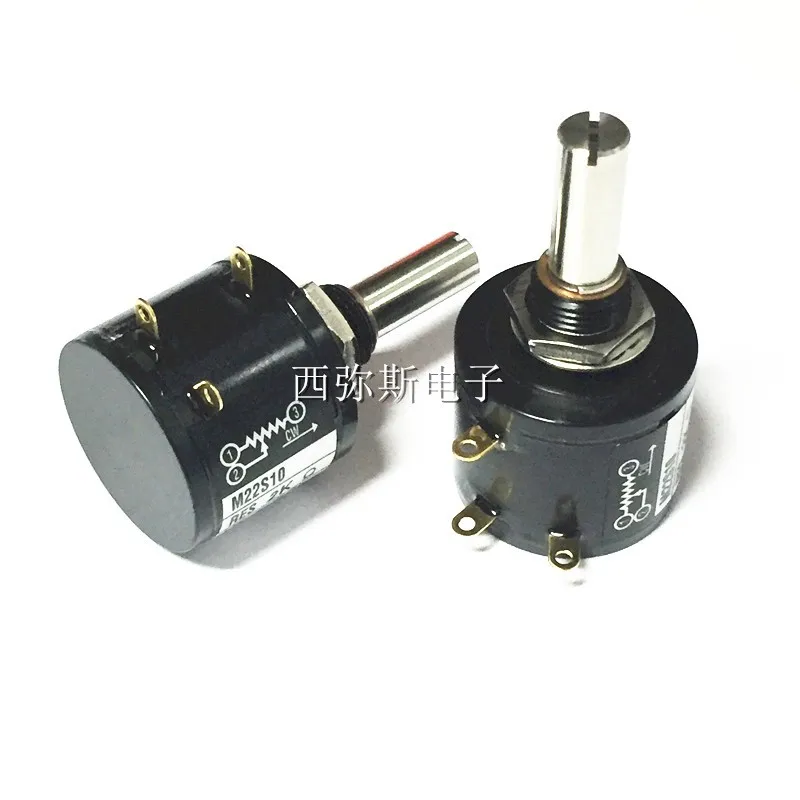 1pcs New original M22S10 1K 2K 5K 10K 10-coil wound potentiometer