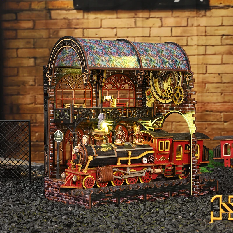 

DIY Wooden Doll Houses Making And 3D Puzzle Assembling Room Models Toys Home Bedroom With Furniture for Friends Christmas Gifts