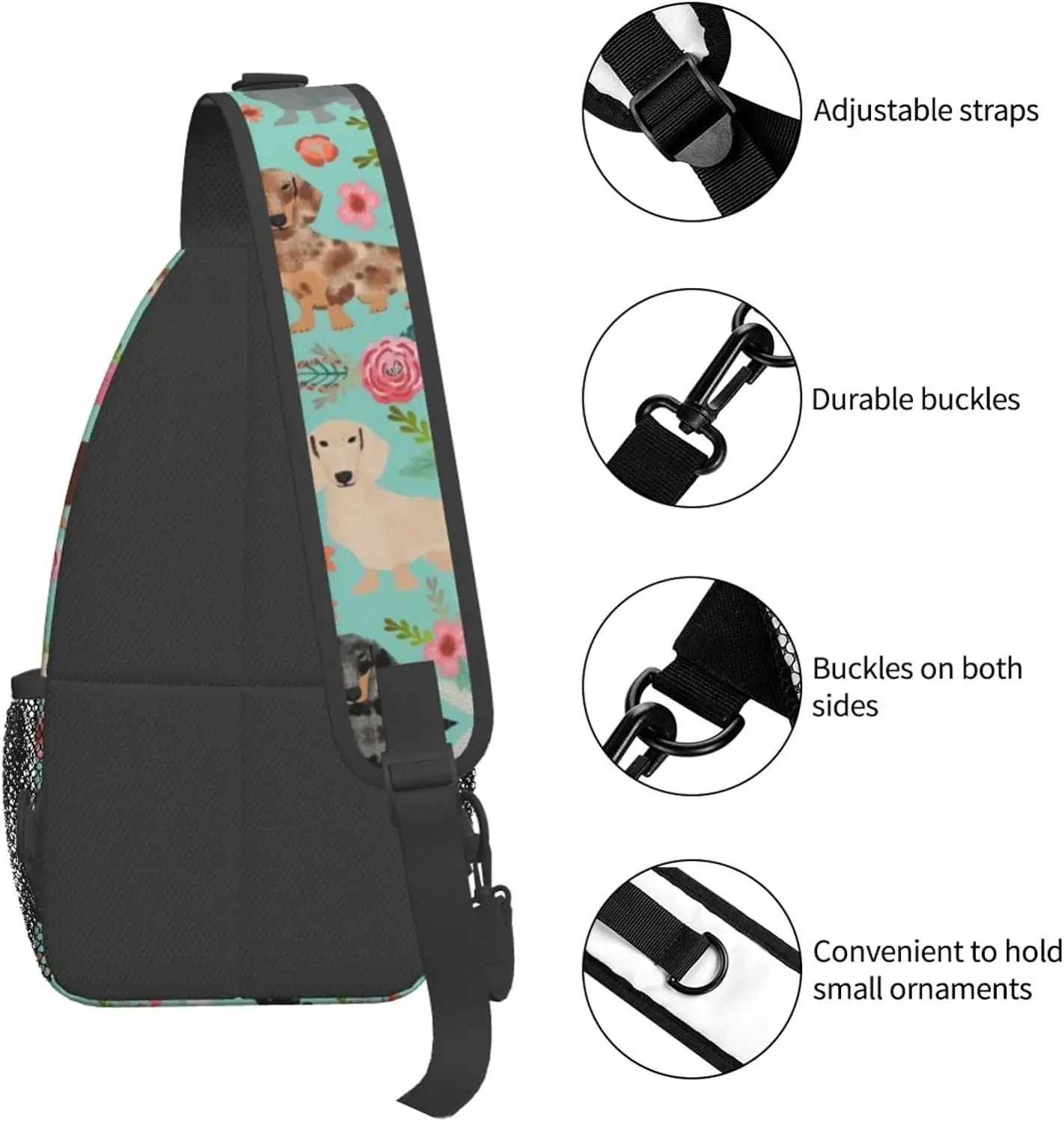 Sling Bag For Women Men Travel Hiking Backpack Crossbody Shoulder Chest Bags Casual Daypack Sport