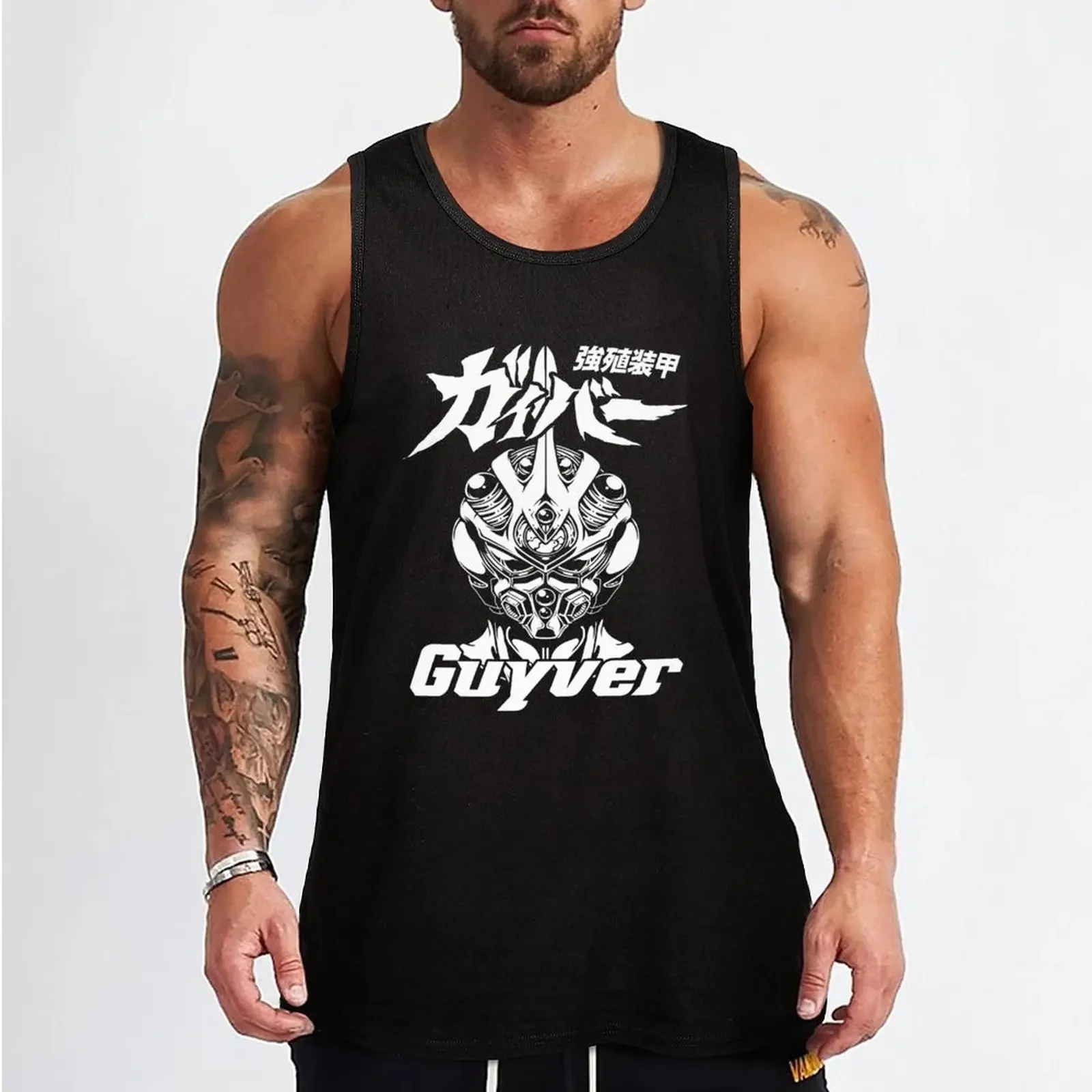 New Bio Booster Armor Guyver Tank Top Gym man quick-drying t-shirt fashion 2023 man gym clothes man