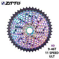 ZTTO MTB Bicycle Ultimate 11S Cassette ULT 11 Speed 9-46T Freewheel Ultralight Sprocket XD 11V K7 For Mountain Bike