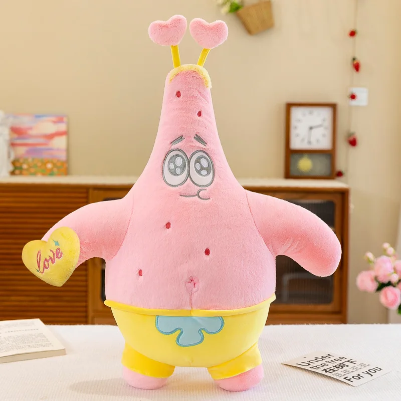 かわいいスポンジボブぬいぐるみ漫画子供用枕ソファ装飾子供の創造的な誕生日プレゼント