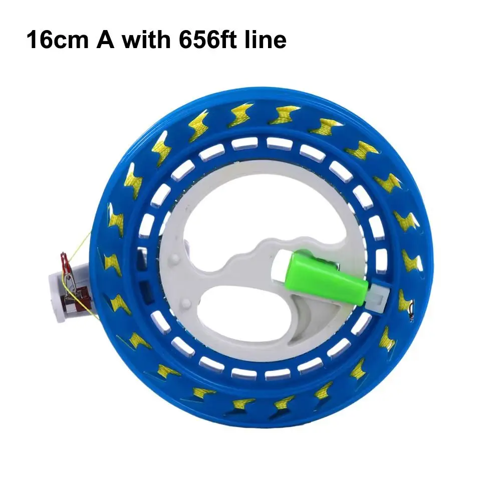 with 1312Feet Line Kite Reel 16/18/20cm Handle Tool Winder Fire Wheel Twisted String Line Come with Lock String Spool