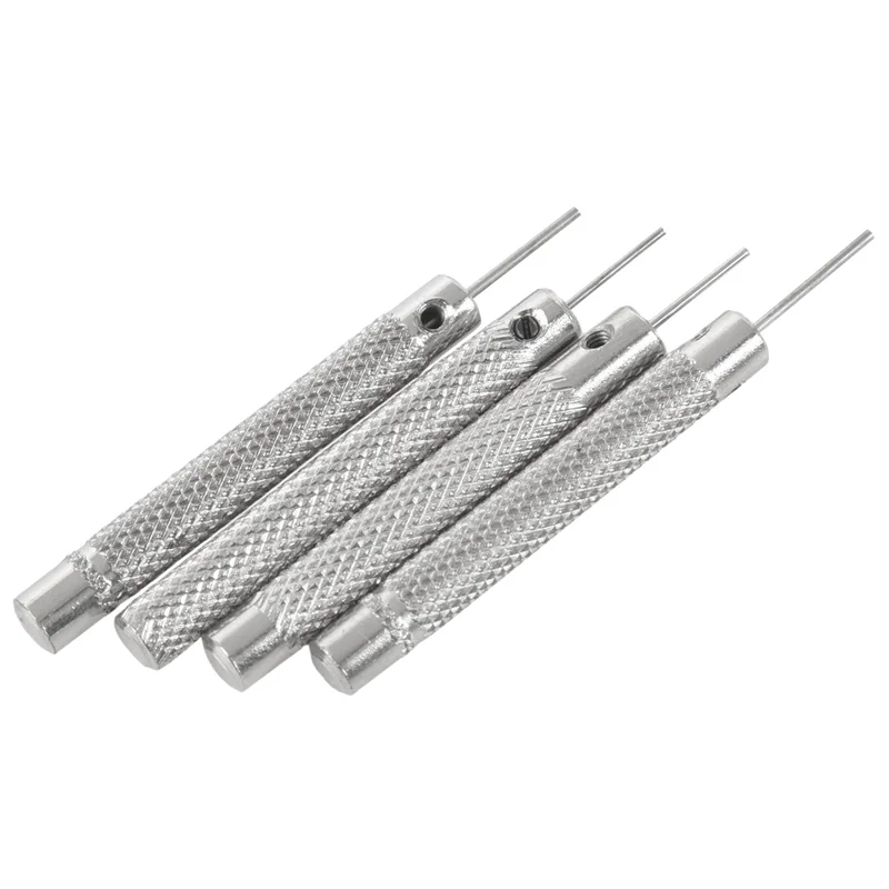 4Pcs Watch Repair Tool Pin Punch 0.7mm/0.8mm/0.9mm/1.0mm Watchmaker Band Strap Bracelet Steel Punch Link Pin Remover