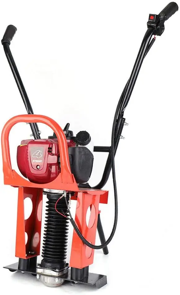 Concrete Screed Engine 37.7CC 4 Stroke 1.2 Horsepower Gas Concrete Wet Screed Power Screed Concrete Surface Leveling Cement Fini