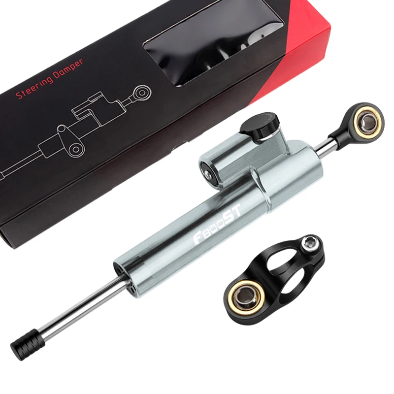 สําหรับ BMW F800ST 2006-2015 F 800ST 2007 2008 2009 2010 2011 2012 2013 รถจักรยานยนต์ปรับพวงมาลัย Damper โช้คอัพวงเล็บ