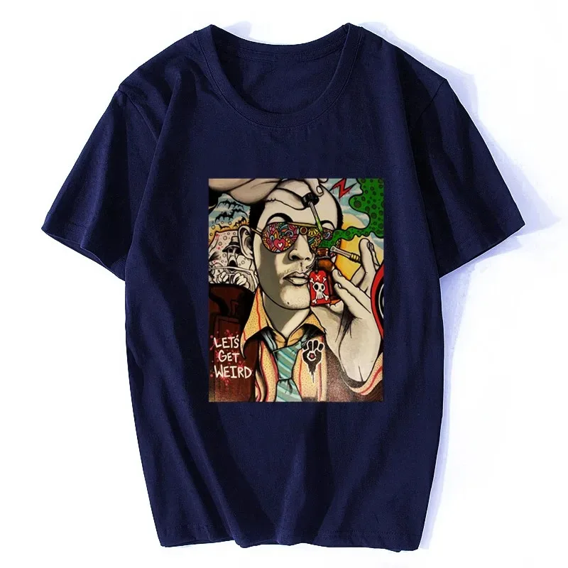 2026T Shirt Fear and Loathing in Las Vegas Lsd Dmt Gbl Xtc for Men TShirt Fashion Printed Cotton Cosplay T-Shirts Harajuku