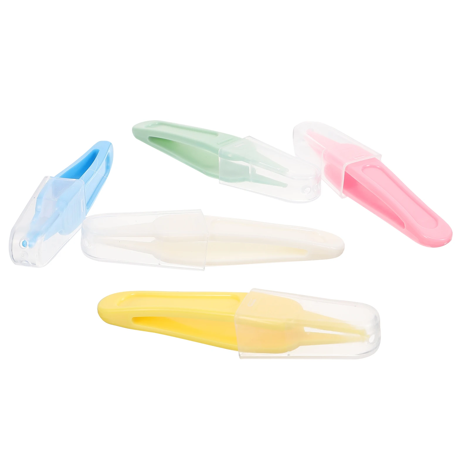 

5 Pcs Nose Baby Booger Clip Tweezers Cleansing Tool Abs Picker for Infants Twizzrrs
