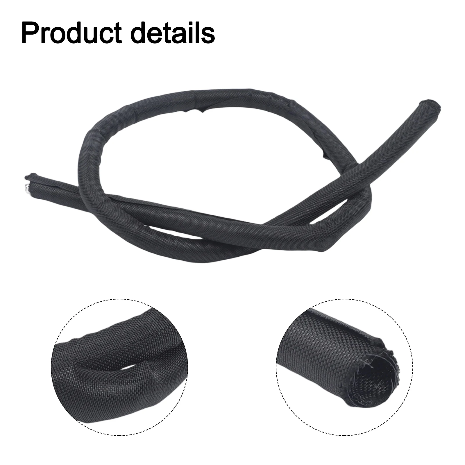 Extendable for braided Cable For Cars Audio Equipment 1 Meter 10mm 13mm 8mm Black Cable Sleeves High Quality Extendable