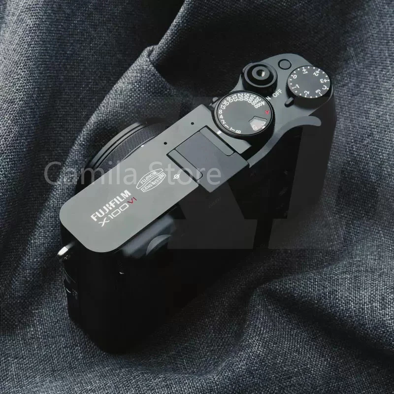 2024 do Fuji Fujifilm X100Vi X-100VI metalowe gorące buty do aparatu fotograficznego ściskacz skórzana ochrona kciuka na palec