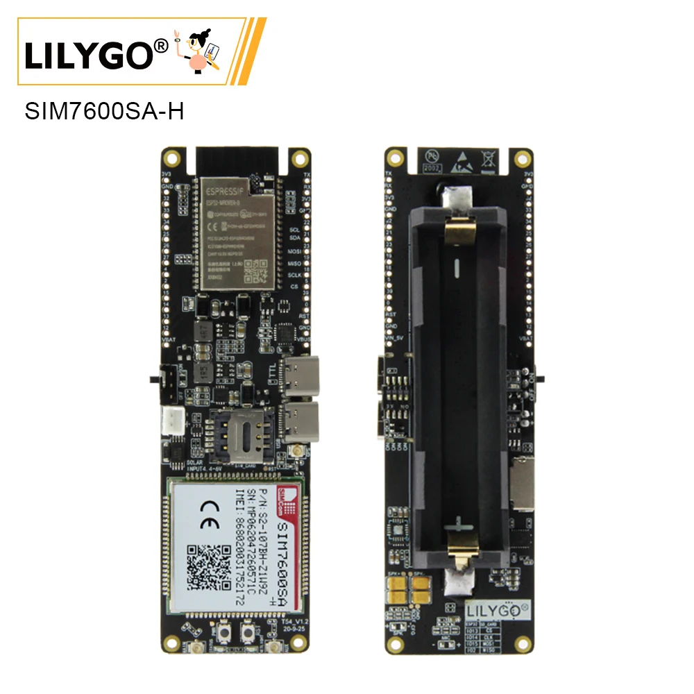 LILYGO TTGO T-SIM7600SA-H ESP32 4G LTE Cat4 Development Board Multi-Band TDD LTE FDD Multiple Satellite GNSS GPS Positioning