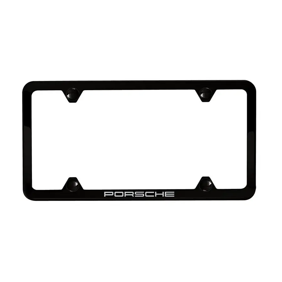 Slimline Nummernschildhalter in Schwarz