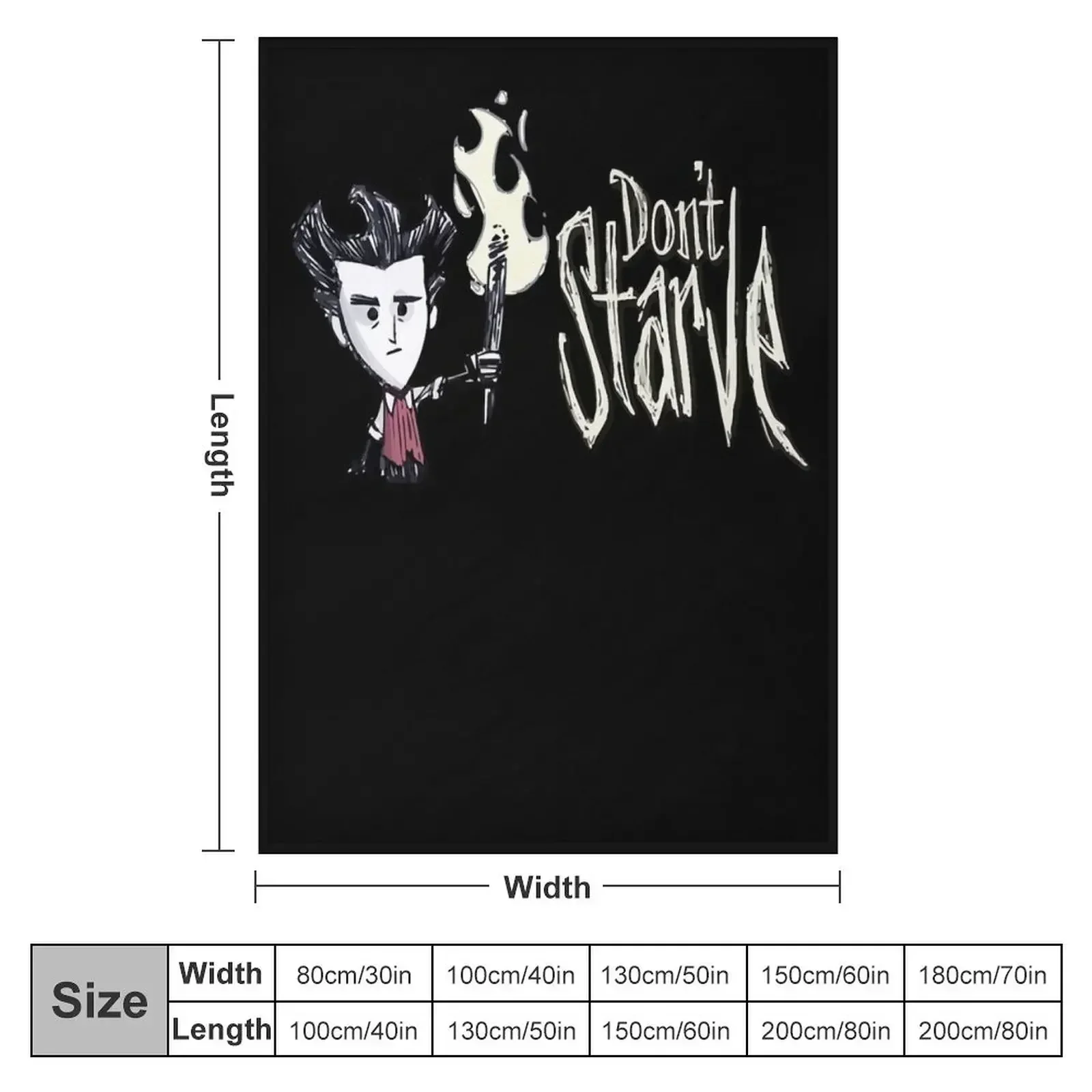 Dont starve Throw Blanket Personalized Gift for babies Custom Luxury Thicken Beach for sofa Blankets