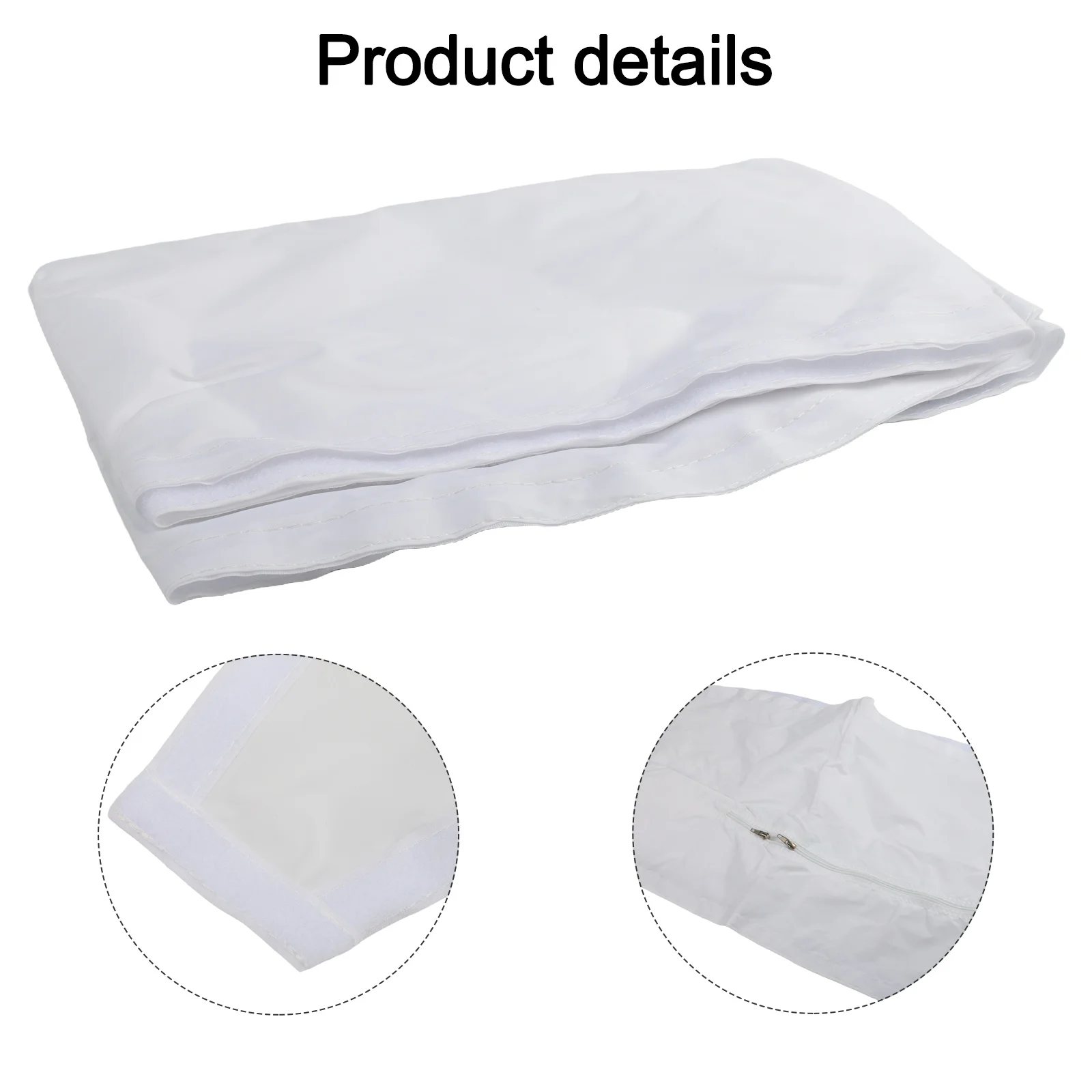 Cloth Sealing Sealing Cloth Part Silver Thickened Polyester Coated UV Resistant For Air Conditioning Units Washable 1Set