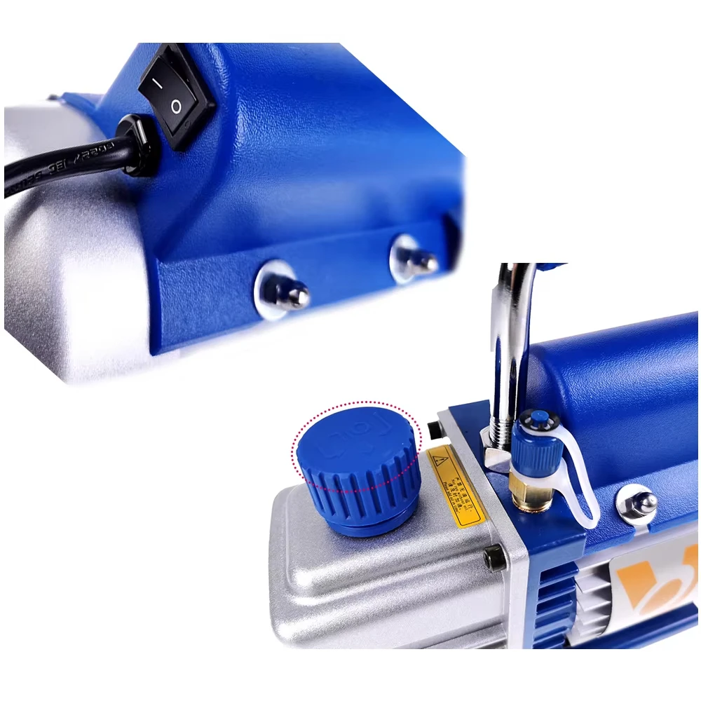 Mini draagbare vacuümpomp 150W FY-1H-N Airconditioni Fluoridetool toevoegen Vacuümpompset Met koelmiddeltafel