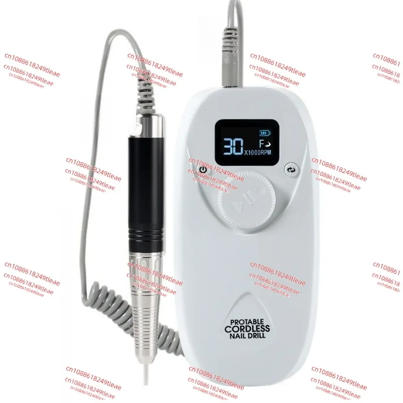 

Professional Nail Drill Machine Kit 30000RPM Rechargeable Portable Electric Nail File for Manicure Acrylic Gel Nails