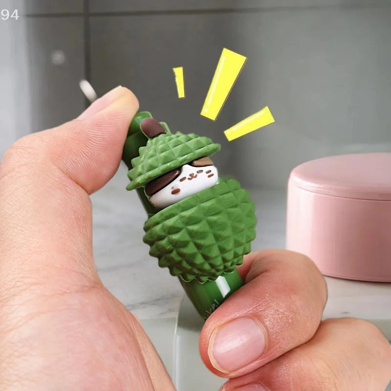 

Kawaii Durian Press To See Cat Gel Pen Cute 0.5mm Black Ink Signature Pens Stationery Gift Writing Supplies