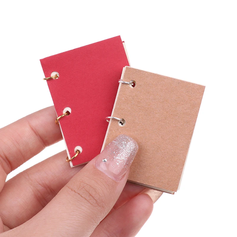1PC 1/12 Dollhouse Vintage Miniature Notebook  Simulation Exercise Book Model Toys  Dollhouse DIY Scene Decoration Accessories