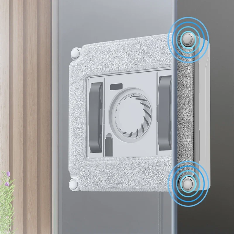 Aspirador de pó robô para janela wd8, spray de água duplo, sensor laser, parede de vidro para casa inteligente, limpeza a seco e úmido, aplicativo e controle remoto