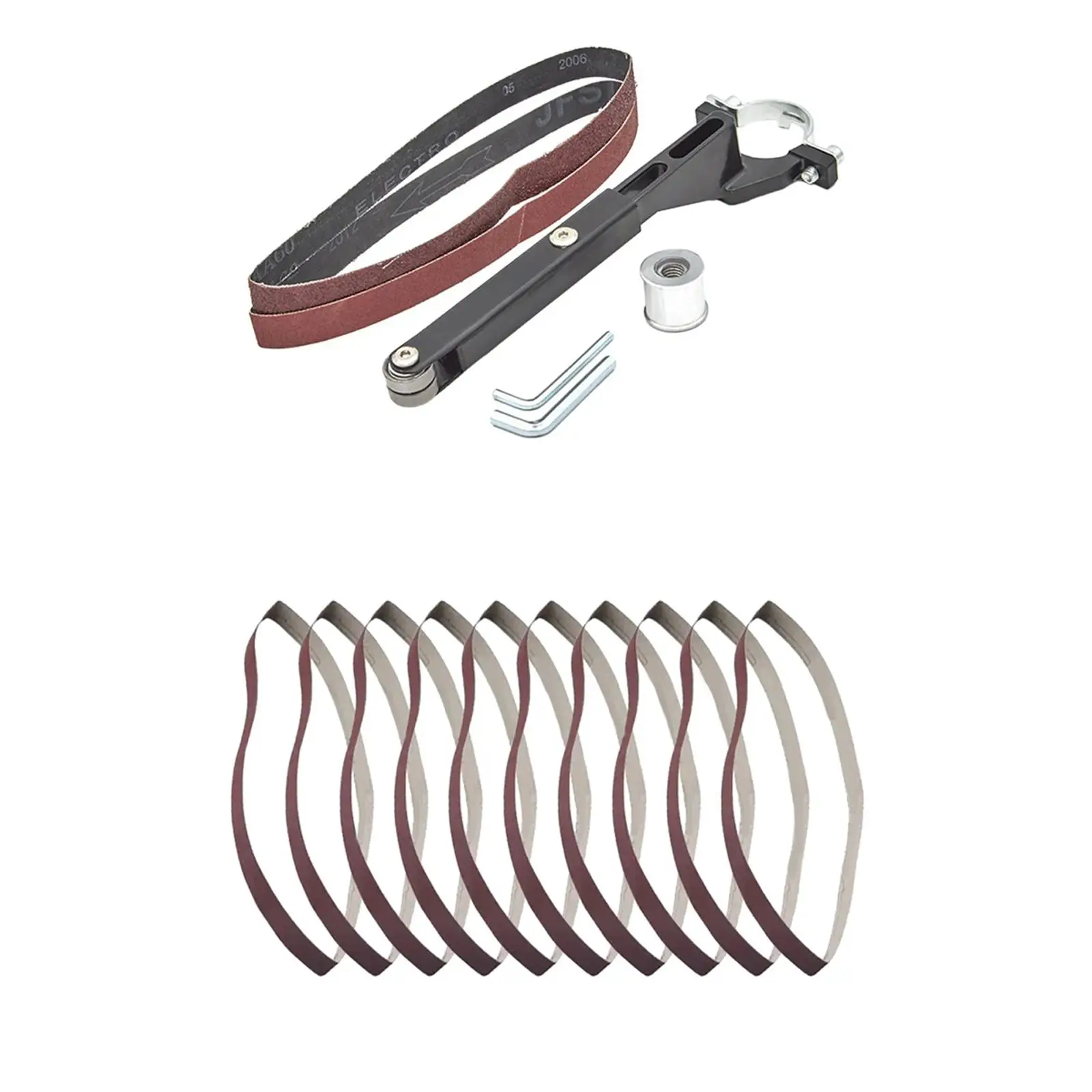 Easy Install Belt Sander Grinding Machine Bracket Multifunctional Sanding Tool for Metal Tube Polishing