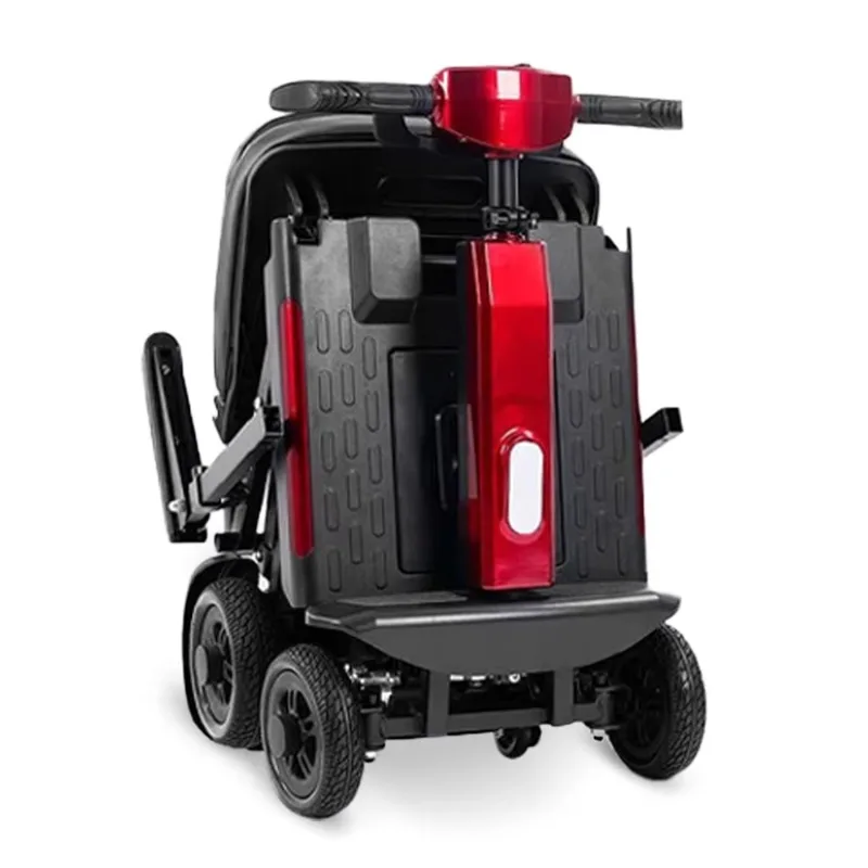 Wholesale all-terrain four-wheel scooter automatic folding design powerful electric scooter suitable for the elderly