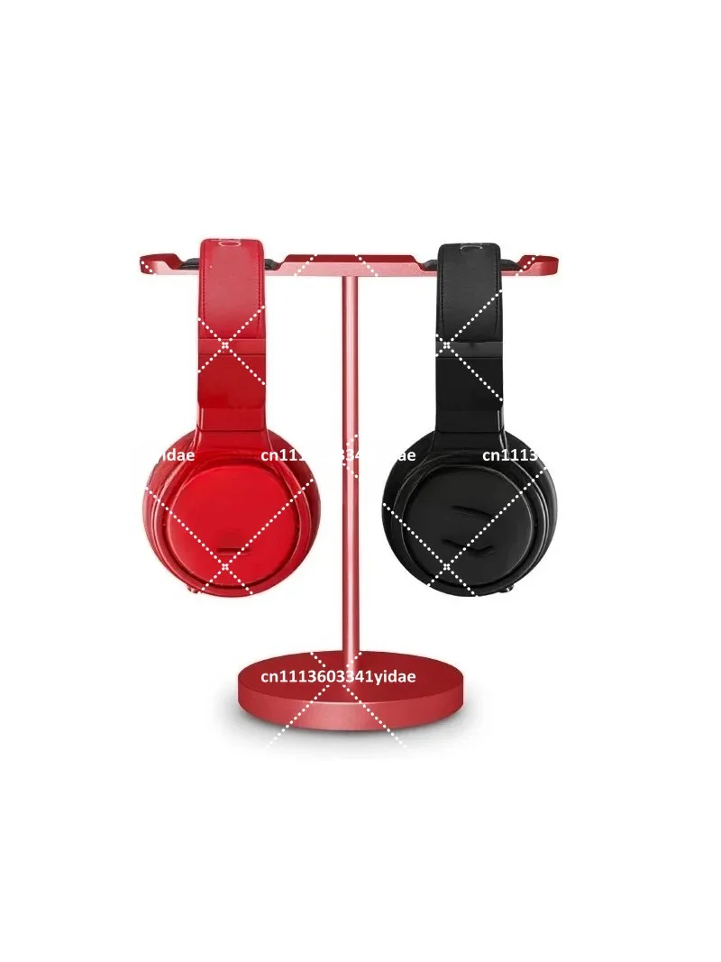 Aluminum Universal Double Hanger Headphone Stand Desk Display Rack with Anti-Slip Pad for Gaming Headphones