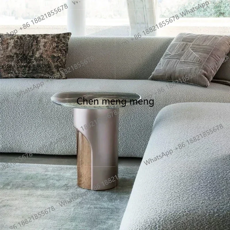 N138  Light luxury marble edge living room home hotel apartment, movable combination high-end, small side table