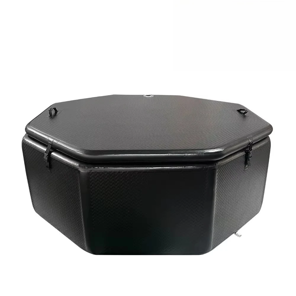 Octagonal Inflatable Bathtub - Portable Ice Bath Tub with Cooling System & Ice Bath Pool for Athletes Recovery