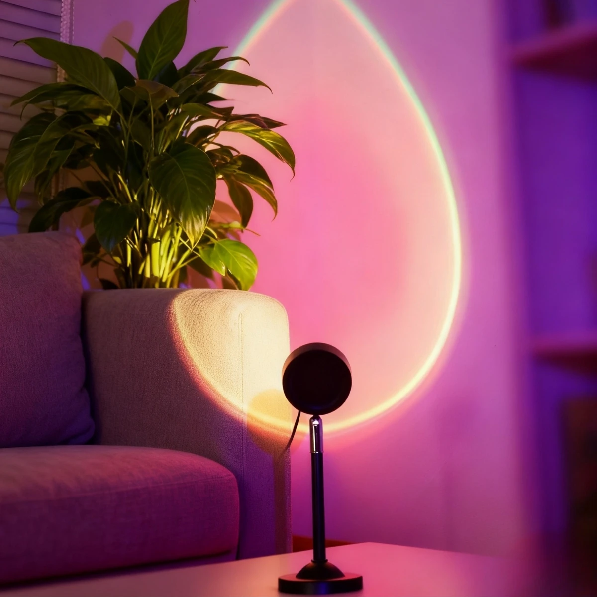 Projector Sunset Light Rainbow Light, Create Beautiful Photo Background Light, Romantic Atmosphere Light, Nightlight Gift