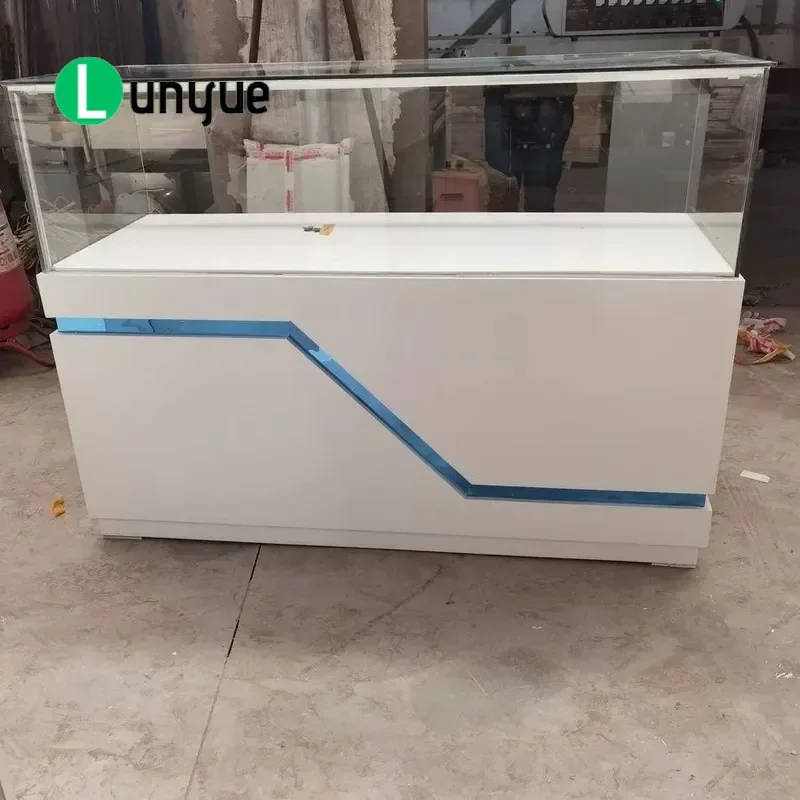Creative Display Cabinet for Machinery Parts Foundry Products Exhibition Hall Showcase Industrial Company Showroom Storage