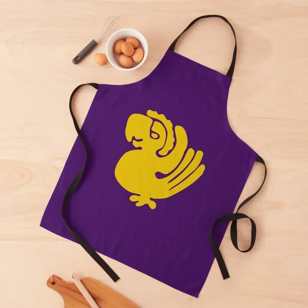 

Purple Parrots Apron Woman Kitchen professional hairdressing Apron
