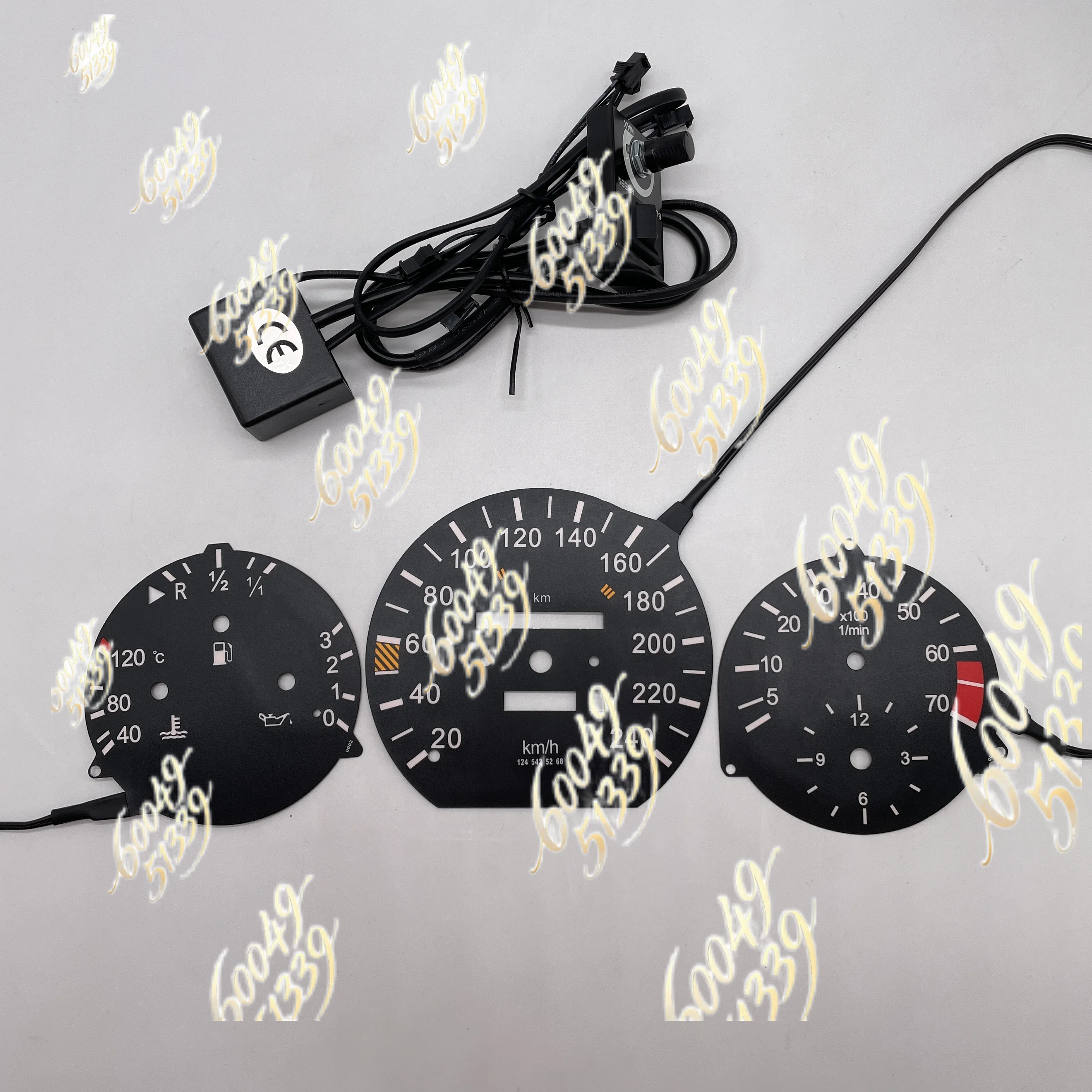 apply to EL luminous car dashboard suitable for Mercedes Benz W124, W126, W201 W190