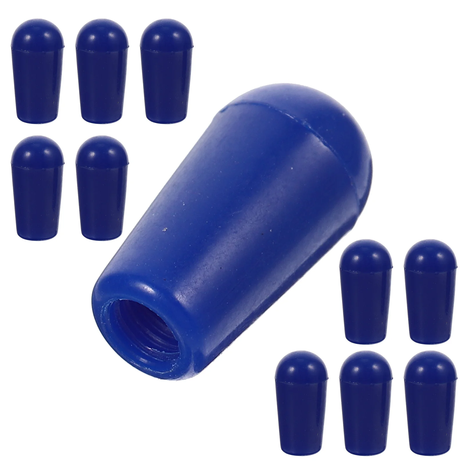 

10Pcs Guitar Toggle Caps Practical Metal Knob Caps for Electric Guitar Bass Toggle Tip Replacement Metal Knob Cap