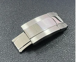 no  logo 9mm×16mm Stainless Steel Folding Buckle Metal Lock For Rolex Watch Band Strap Deployment Clasp