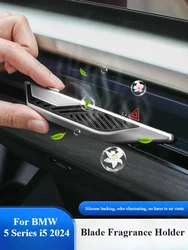 For BMW 5 Series I5 2025 Car Fragrance Air Freshener Outlet Spray Stops Air Vents Aroma Strip Holder Aromatherapy Air Freshener