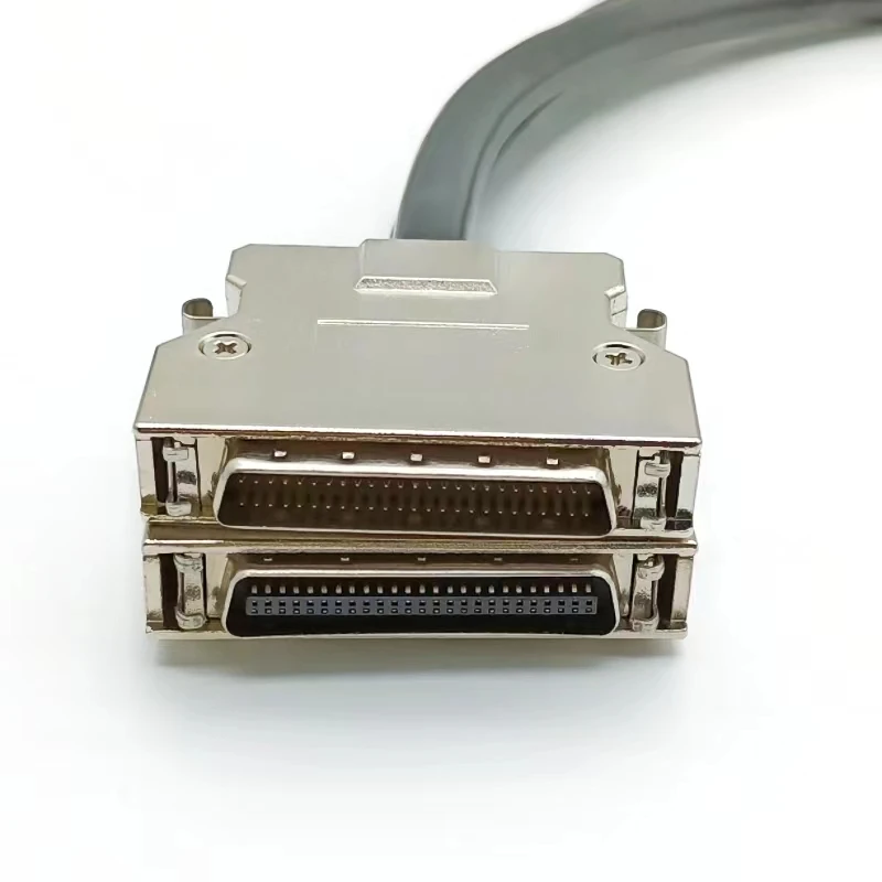 SCSI-II HPDB50 Male To HPCN50 Male DB50 To CN50 M/M SCSI Cable 1.8 Meters