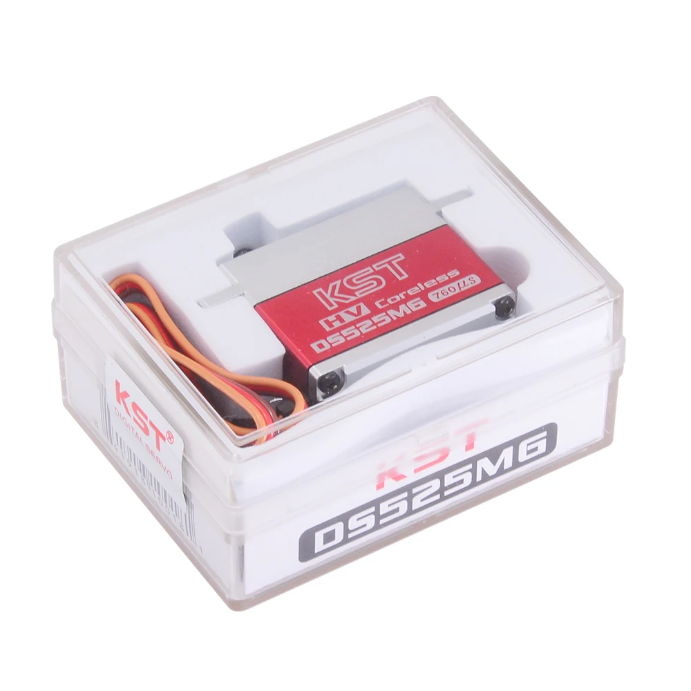 KST DS525MG 8,4V 7,5kg 0,04sek HV Digitaler Metallgetriebe-Kernlos-Servomotor – Detail 9