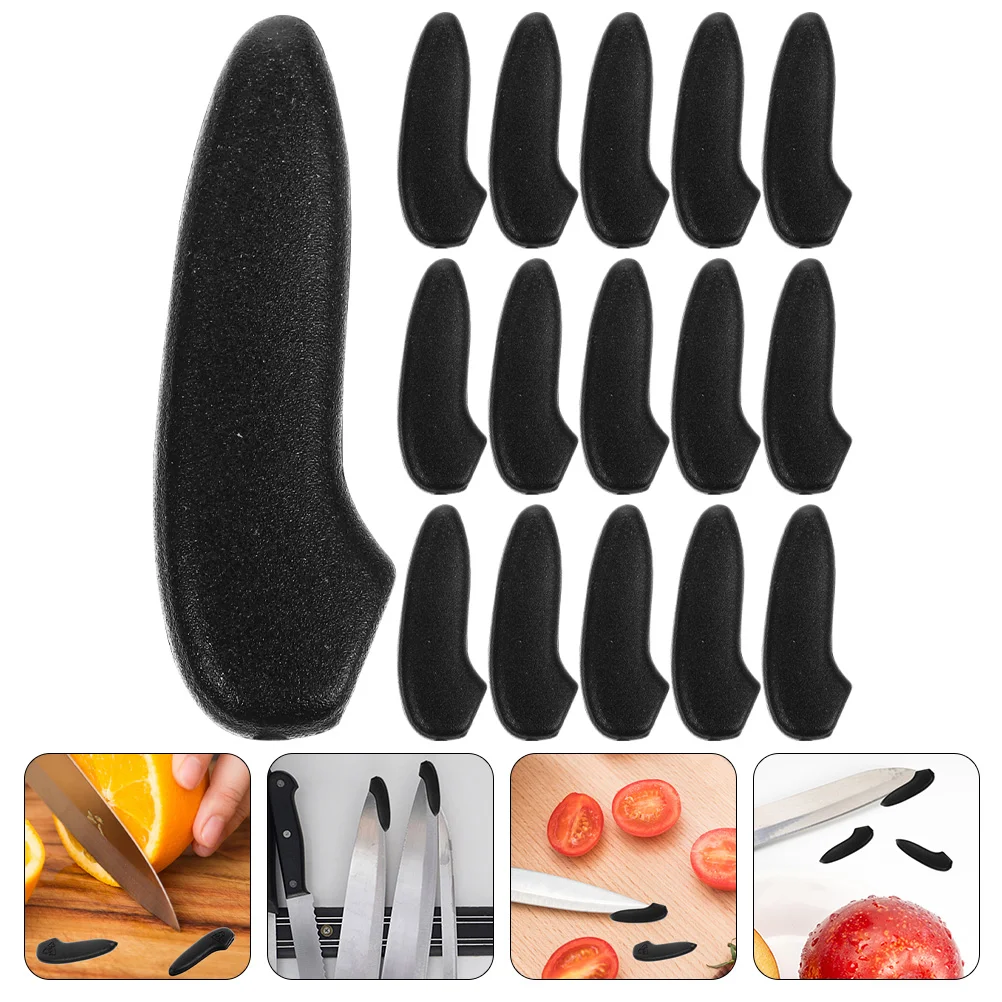 25 Pcs Blade Tip Set Wear-resistant Tips Covers Knives Blades Multi-function Kitchen Stuff Blue Protector