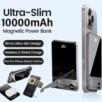 10000mah Ultra Slim Power Bank For Magsafe,magnetic Wireless 20w Fast Charging Portable Battery For Iphone Samsung Xiaomi Iwatch