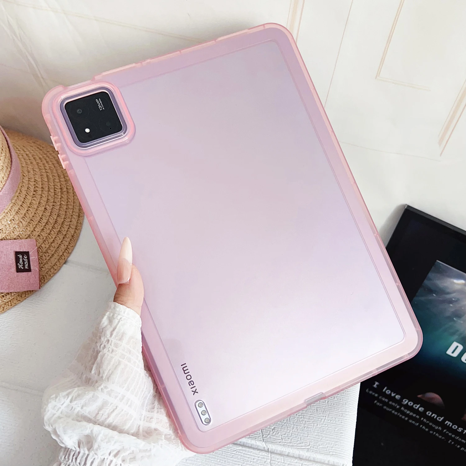 ل Xiaomi MI Pad 7 6 5 6s 7S Pro حافظة Redmi K Pad 2 2025 SE 8.7 11 بوصة حافظة تابلت سميكة واضحة للصدمات غطاء ناعم