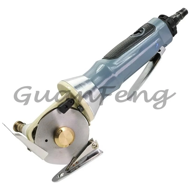 Pneumatic Fabric Shearing Cutting Machine, Air Powered Cutter for Leather, Textile & Cloth Materials
