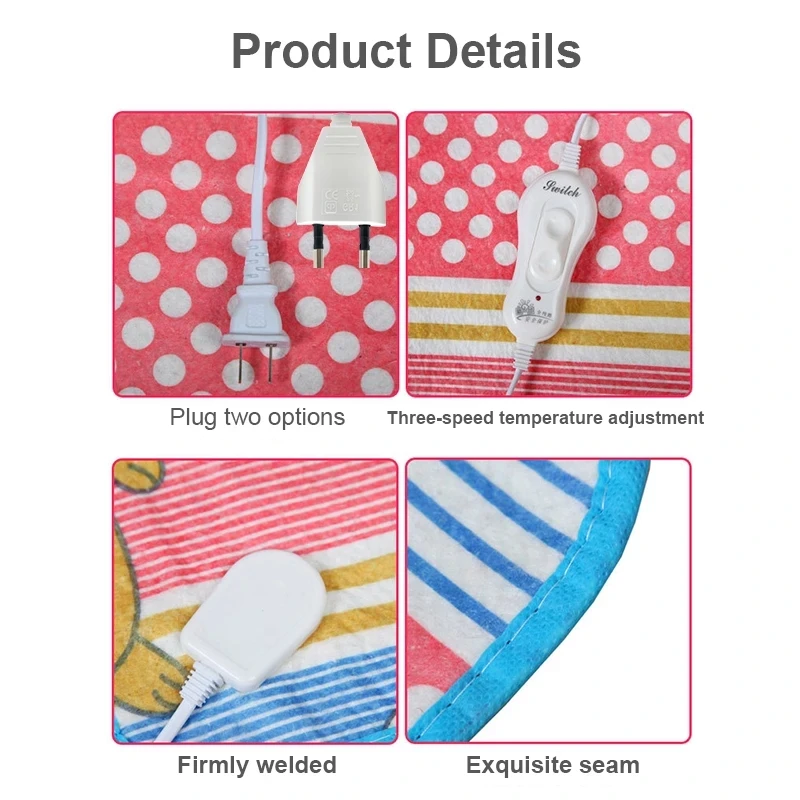 لوحة التدفئة للحيوانات الأليفة الحيوانات السرير سخان حصيرة القط الكلب السرير الجسم الشتاء النوم دفئا السجاد الحيوانات الأليفة أفخم بطانية كهربائية 40/60 سنتيمتر